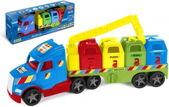Auto Magic Truck netturbino in plastica 75 cm in scatola 79x28x20 cm