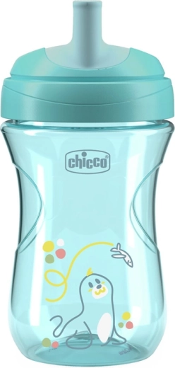 Chicco Advanced tazza con beccuccio a cannuccia teal 266 ml 12m+