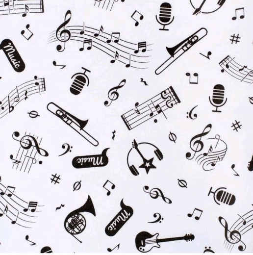 Stampa musicale sulle maniche
