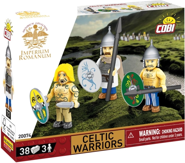 Cobi imperium romanum guerrieri celtici (3 figurine, 38 pezzi)