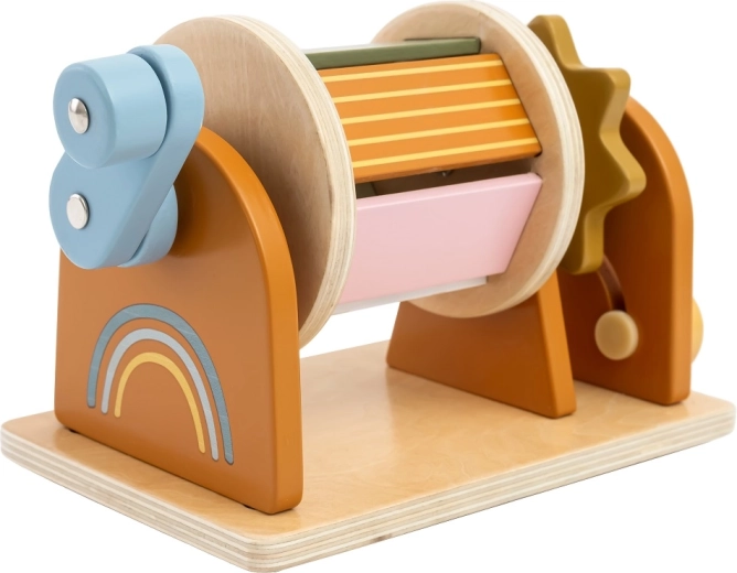 Lavorazione in legno di qualità in colori pastello