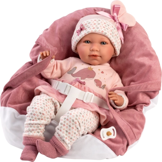 Trasportino morbido con cintura a tre punti