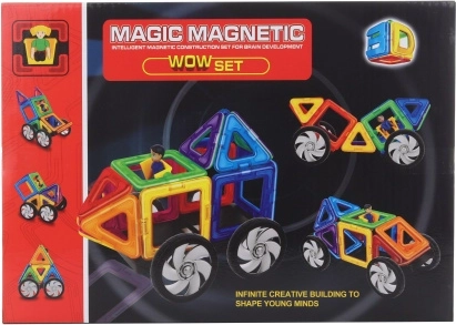 Costruzioni magnetiche per bambini 16 pezzi