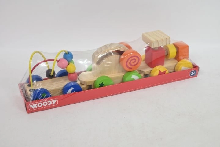 Trenino in legno componibile Woodyland con vite
