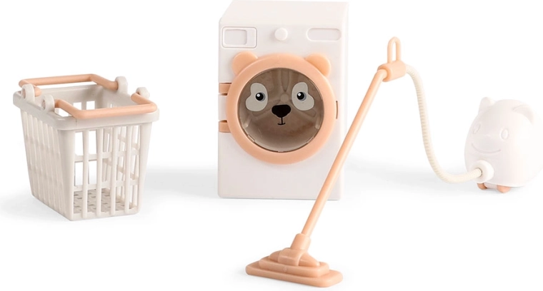 Set per bucato e pulizie per casa delle bambole Lundby