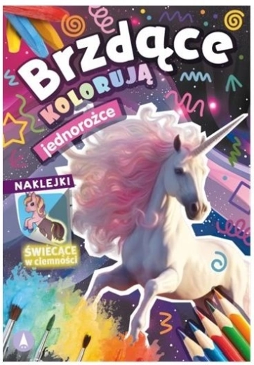 I freni colorano: Unicorni – adesivi che brillano al buio