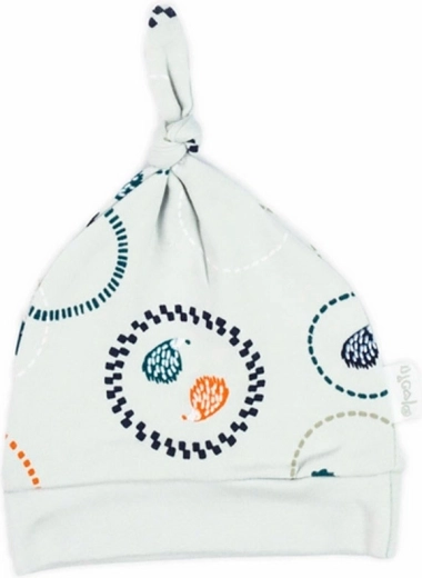 Cappellino neonato in cotone con stampa volpi Nicol Fox Club