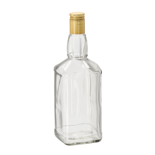 bottiglia in vetro per whisky 700 ml con tappo a vite in metallo