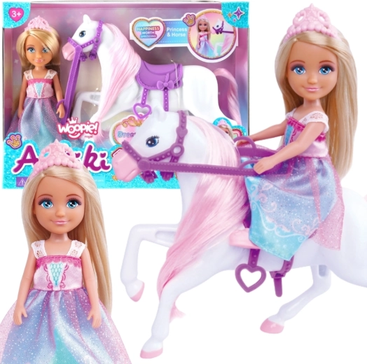 Woopie Royal set bambola principessa con cavallo
