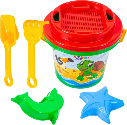 Set completo per giocare con la sabbia