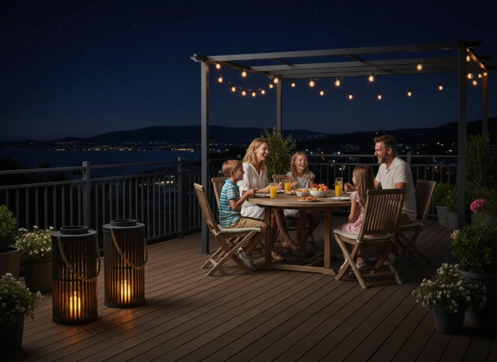 Pronta per momenti all’aperto