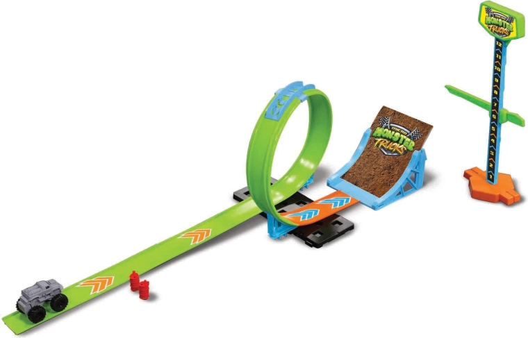 Maisto Cyber Racers Micro Monster Truck Show pista da corsa