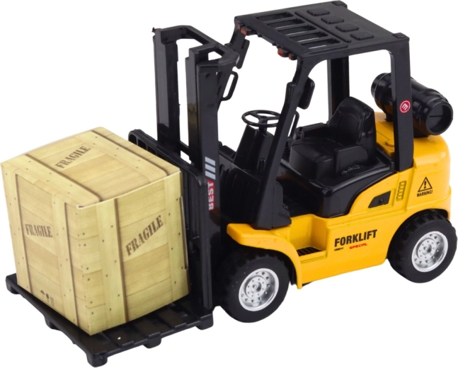 Forche regolabili e movimentazione realistica del carico