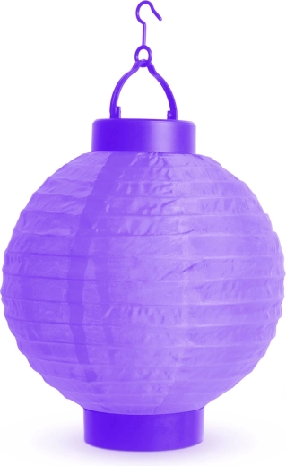 Lanterna LED pieghevole viola
