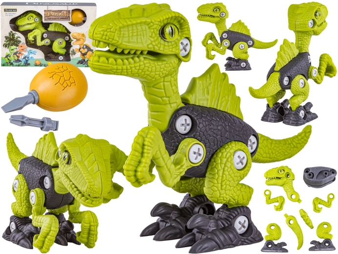 Set di costruzioni dinosauro da avvitare e smontare - 1 pezzo