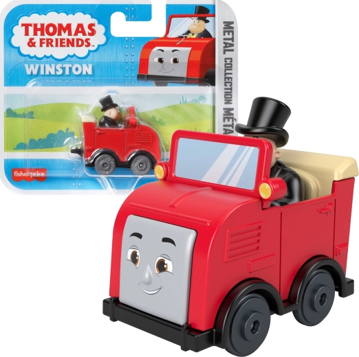 Fisher-Price locomotiva metallica Winston di Il Trenino Thomas e i suoi amici