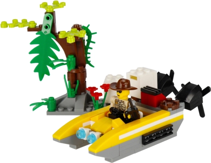 Minifigure di esploratore con accessori