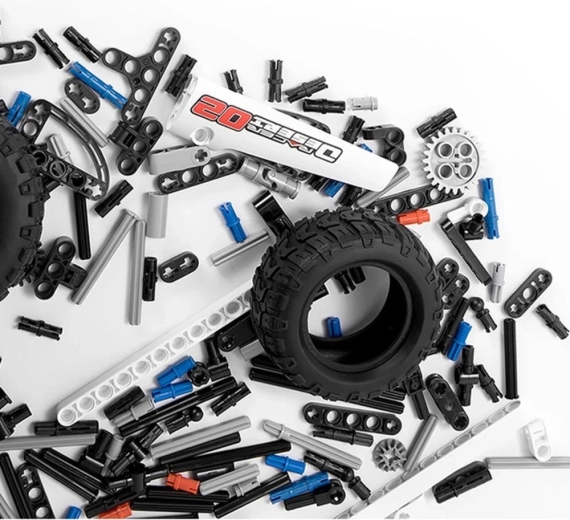 409 pezzi e materiali resistenti per un divertimento duraturo