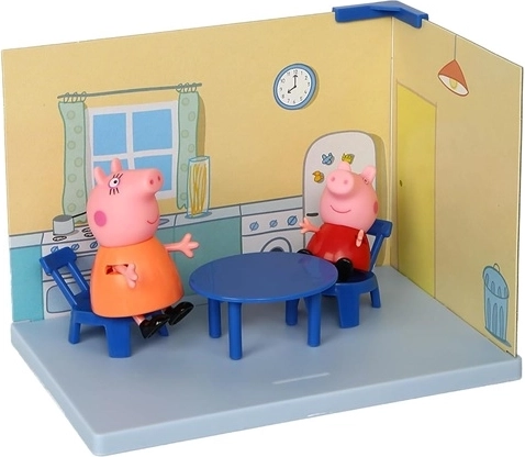 Scena di cucina come piccolo diorama