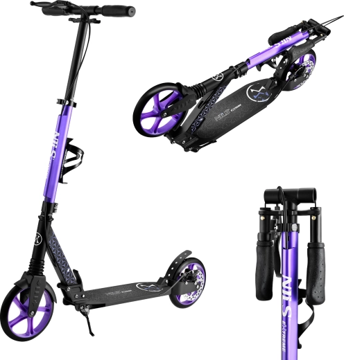 Struttura pieghevole e manubrio regolabile