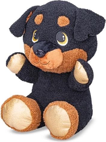 Rottweiler di peluche seduto 16,5 cm