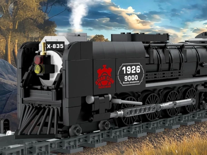 Realistica riproduzione della locomotiva