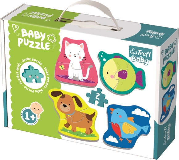 Trefl Baby puzzle – animali domestici 1+