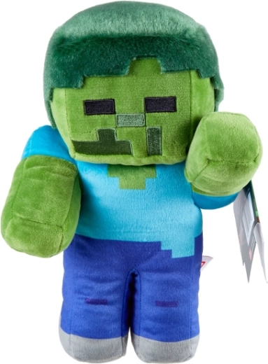 Zombie di peluche Minecraft 23 cm