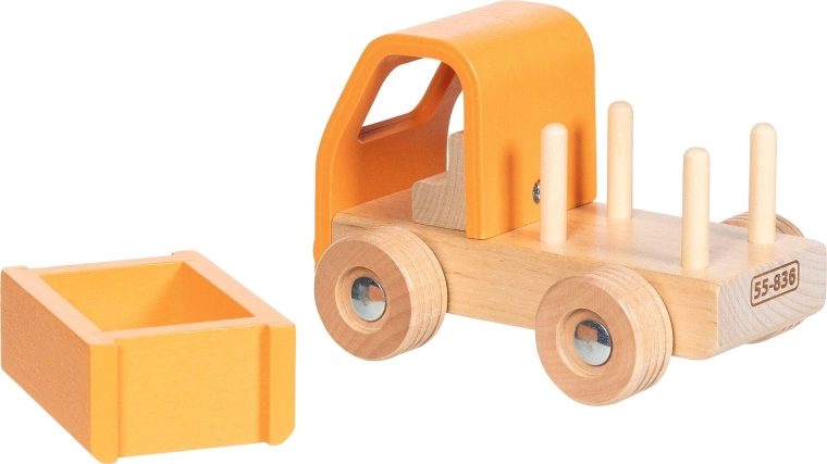 Camion con pianale per caricare e trasportare