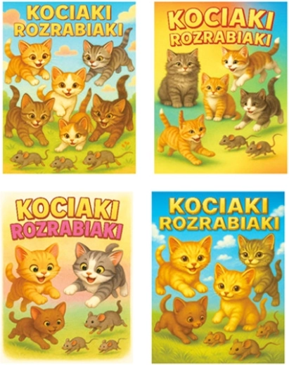 Borsa regalo M con motivo gatti