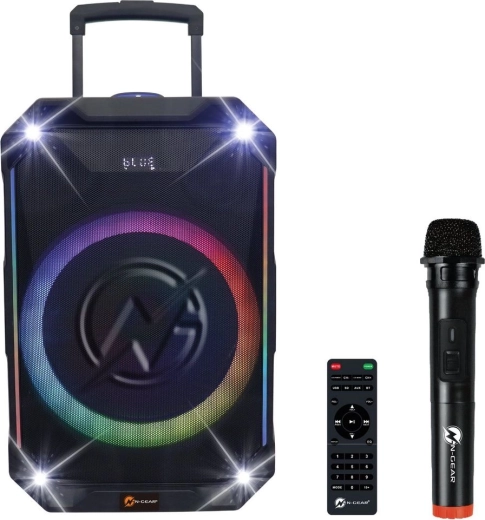 N-GEAR The Flash 1540 altoparlante karaoke Bluetooth da 15 pollici