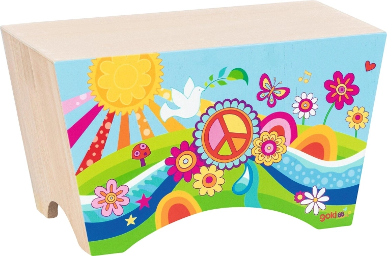 Cajon per bambini Flower meadow Goki - 1 pezzo