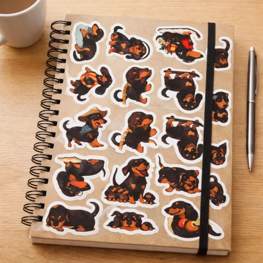 Decorazione facile di quaderni e planner