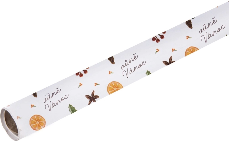 Carta da regalo Profumo di Natale 5 m × 70 cm in rotolo - 1 pezzo