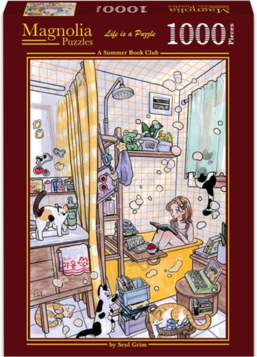 Puzzle Magnolia Club del libro estivo 1000 pezzi