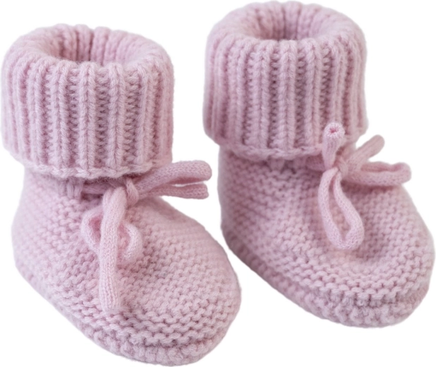 Scarpine in merino Lodger tan 0–6 mesi