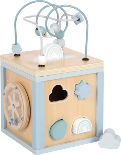 Cubo attività motorie Small Foot blu