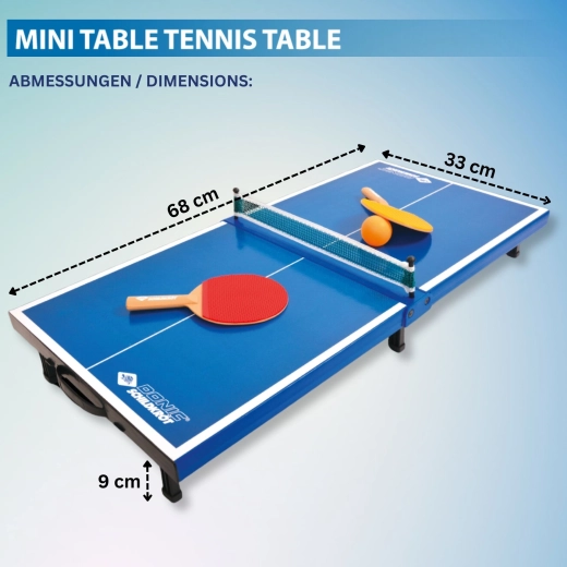 Donic-Schildkröt mini tavolo da ping-pong pieghevole