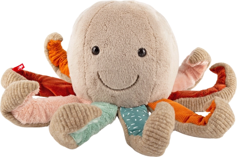 Sigikid prima piovra di peluche patchwork 26 cm
