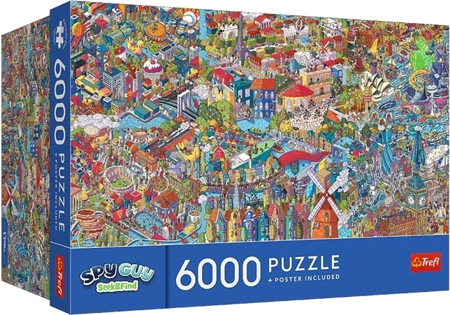 Puzzle Spy Guy: city break – 6000 pezzi