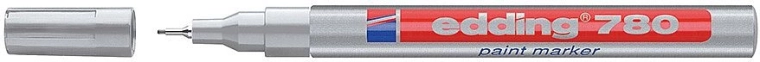 Pennarello laccato argento Edding 780, 0,8 mm