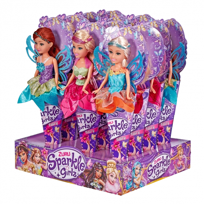 Fata Sparkle Girlz con ali nel cono
