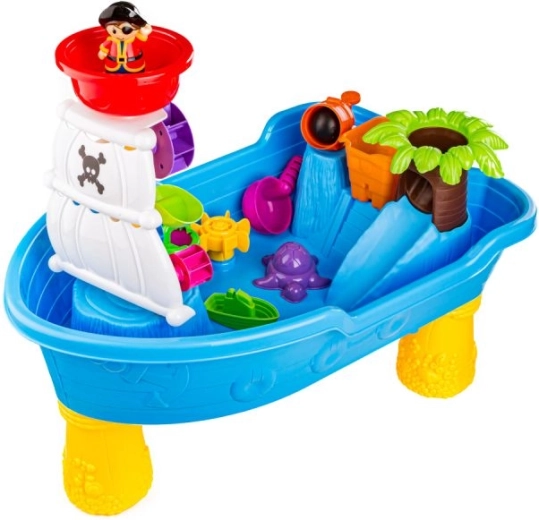 Nave pirata piena di elementi di gioco