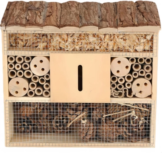 Hotel per insetti in legno 27 × 8 × 29,5 cm