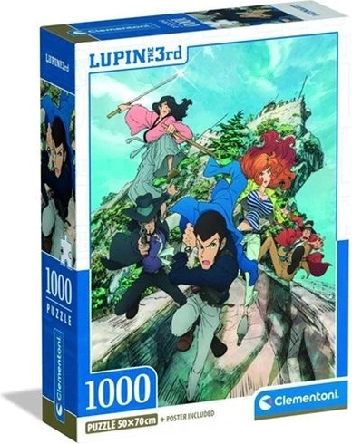 Puzzle Compact Lupin III 1000 pezzi