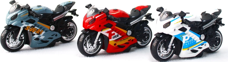 Moto di soccorso con suoni e luci – 3 varianti