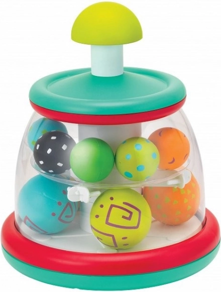 Trottola colorata con palline