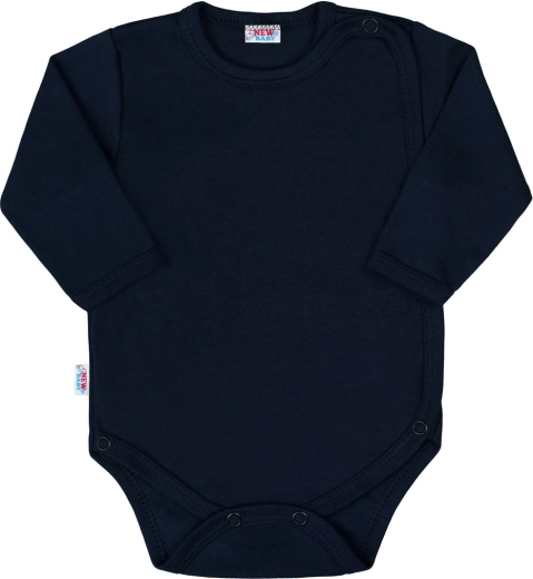 Body neonato completamente apribile New Baby Classic II blu scuro