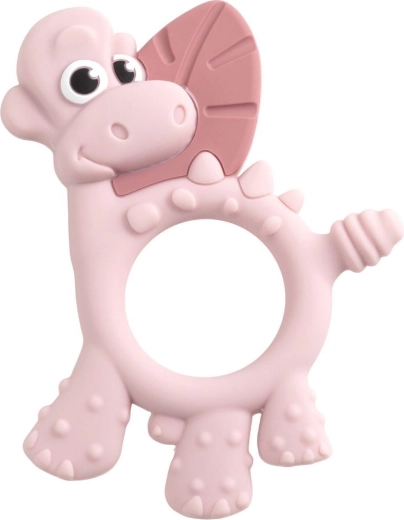 Mordicchiatore multisensoriale Bibado Dotty the Dinosaur blush - 1 pezzo