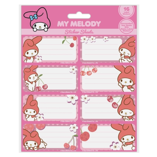Etichette per quaderni Cinnamoroll